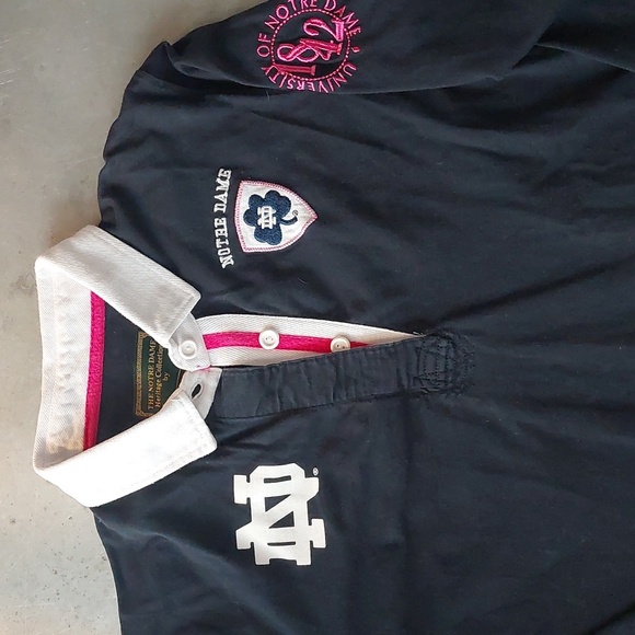 Notre Dame Heritage Collection Lansdowne Polo shirt M Team wear - Picture 2 of 8